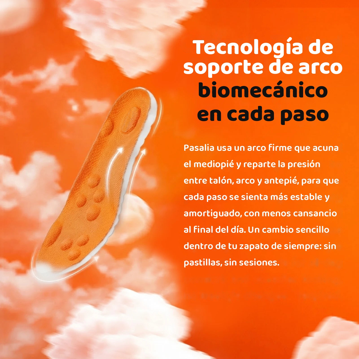 Soporte de arco biomecánico